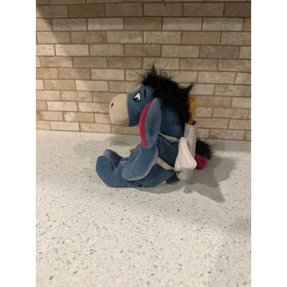 Disney Store Cupid Eeyore Valentines Day Bean Bag Plush‎ Winnie the Pooh 9